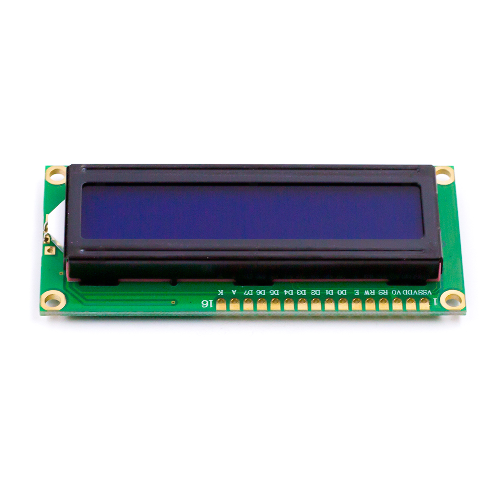Дисплей LCD1602 синий, 5в (чип AIP31066)